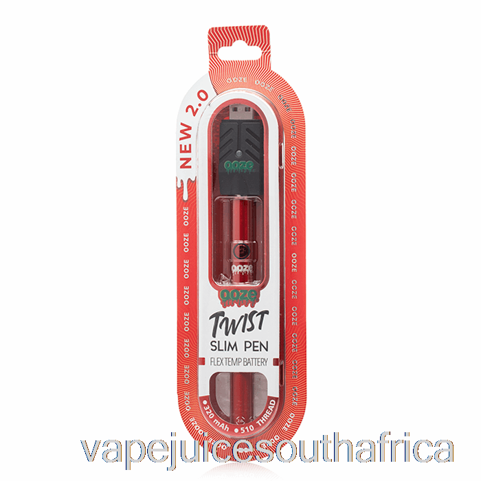 Vape Pods Ooze Slim Twist Pen 2.0 Flex Temp Battery Ruby Red